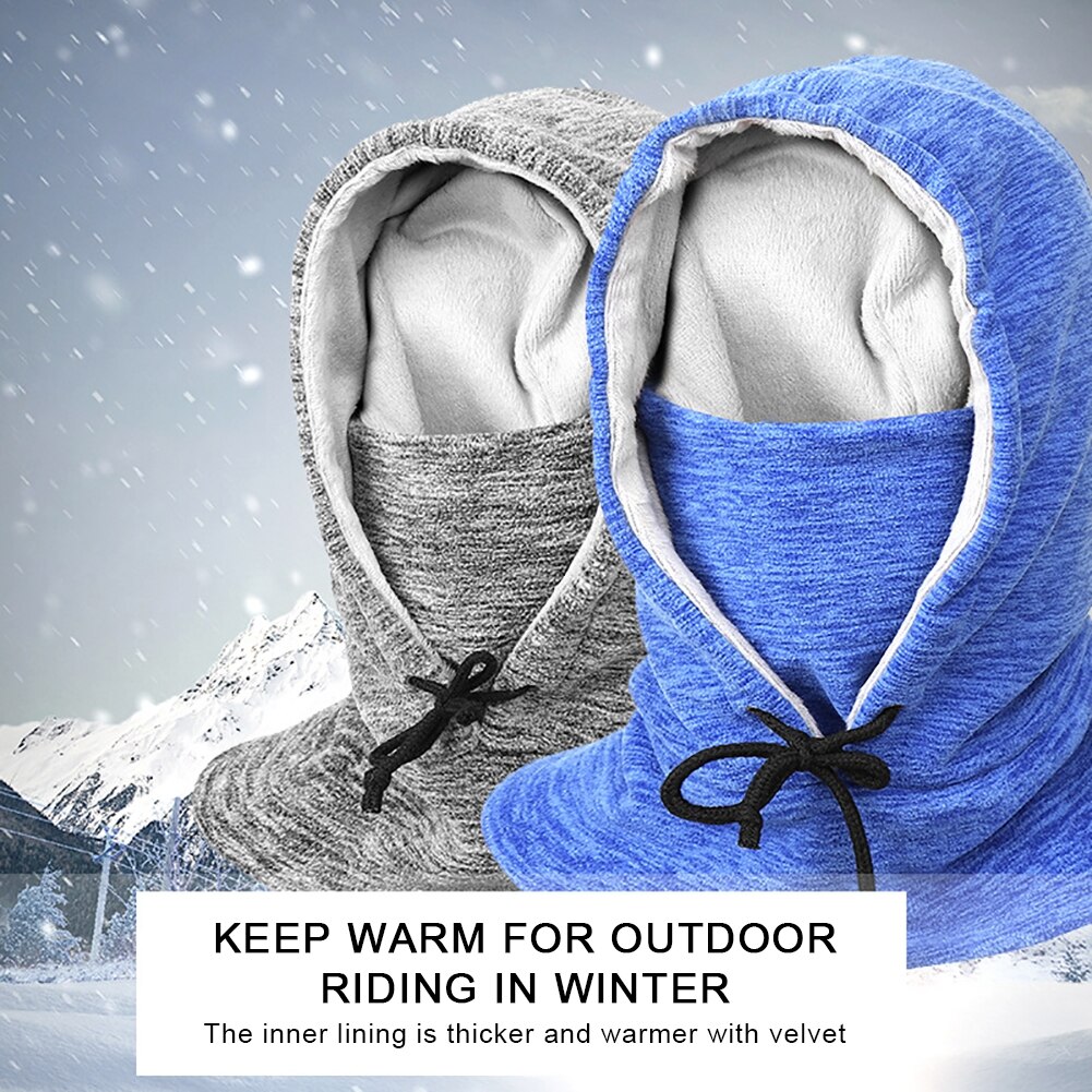 Ultimate Winter Balaclava for Men: Thermal Fleece Hood & Face Mask with Windproof Design—Perfect for Skiing, Cycling, and Outdoor Adventures