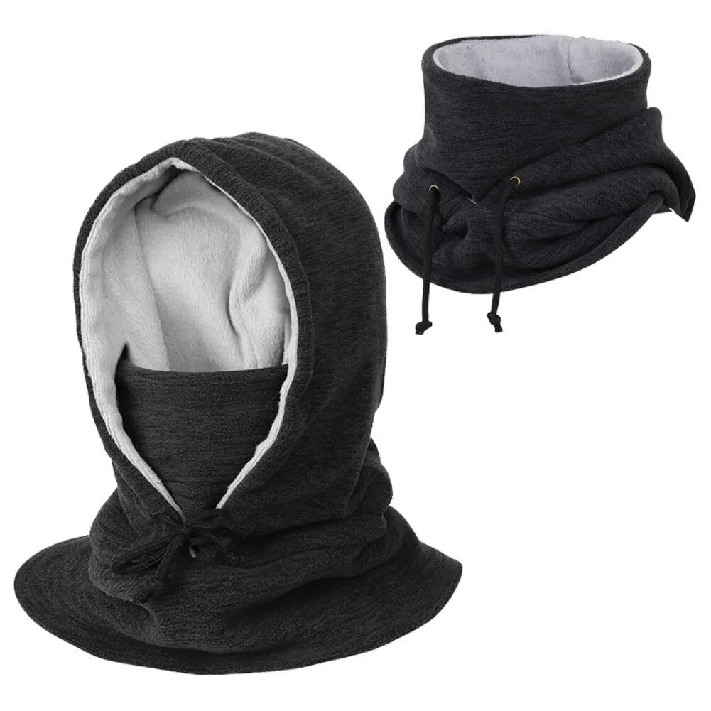 Ultimate Winter Balaclava for Men: Thermal Fleece Hood & Face Mask with Windproof Design—Perfect for Skiing, Cycling, and Outdoor Adventures