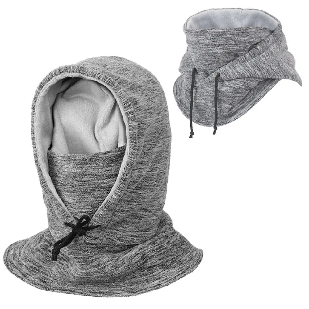 Ultimate Winter Balaclava for Men: Thermal Fleece Hood & Face Mask with Windproof Design—Perfect for Skiing, Cycling, and Outdoor Adventures