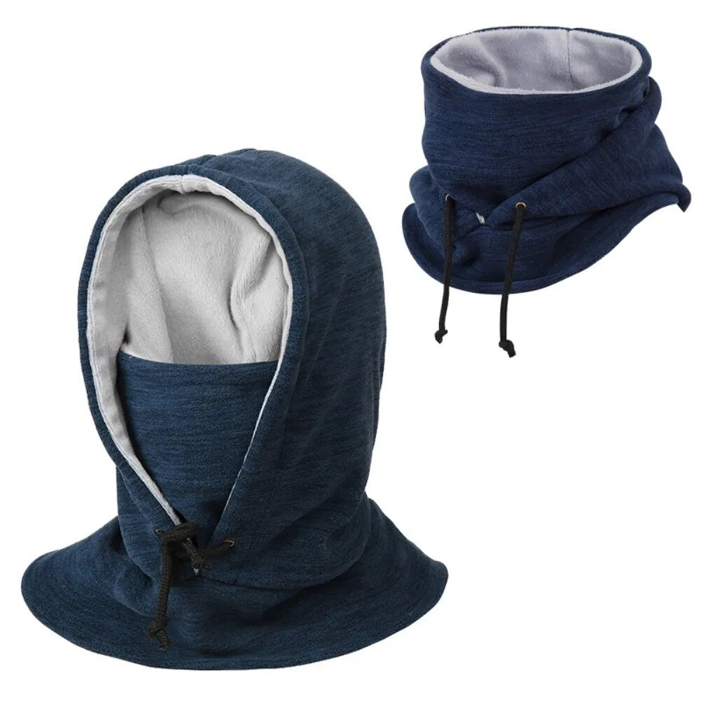 Ultimate Winter Balaclava for Men: Thermal Fleece Hood & Face Mask with Windproof Design—Perfect for Skiing, Cycling, and Outdoor Adventures